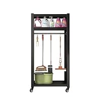 Amazon.co.jp: MISHIP ツールストレージラック 掃除道具 掃除用具入れ